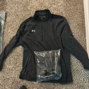 One Black 1/2 zip pullover. XXXL